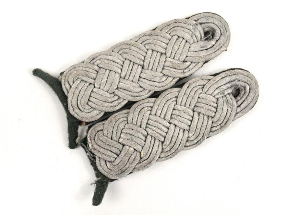 Kriegsmarine Paar Schulterstücke für einen Major der Küstenartilleri