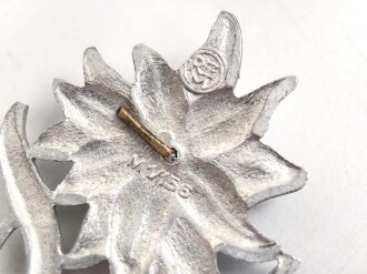 Mützenedelweiss für Parteiverbände, Hersteller RZM M1/56