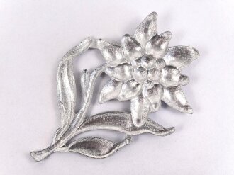 Mützenedelweiss aus Leichtmetall