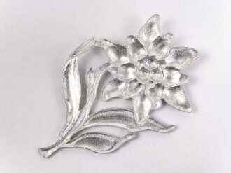 Mützenedelweiss aus Leichtmetall