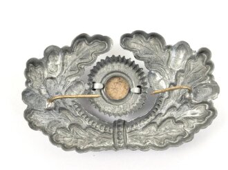 Eichenlaubkranz und Kokarde für eine Schirmmütze des Heeres