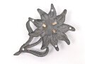 Edelweiss für die Bergmütze von Angehörigen der Gebirgstruppe der Wehrmacht.