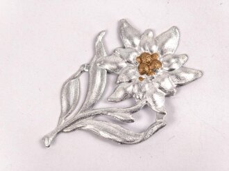 Mützenedelweiss aus Leichtmetall