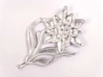 Mützenedelweiss aus Leichtmetall