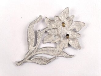 Mützenedelweiss aus Leichtmetall