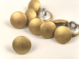 Knopf 12mm vergoldet, für eine Feldmütze...