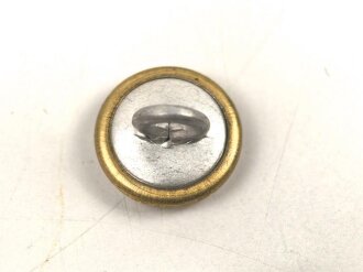 Knopf 12mm vergoldet, für eine Feldmütze III.Reich. Sie erhalten ein ( 1 ) Stück