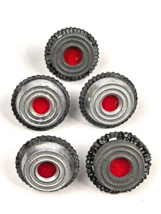 Kaiserreich bis frühe Wehrmacht, fünf Kokarden für Offiziers Schirmmützen