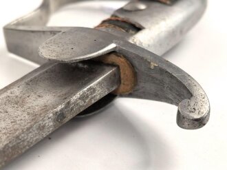 Preussen, Blüchersäbel Modell 1911. Gnadenlos "durchrestauriertes" Kammerstück eines Feldartillerie Regimentes.