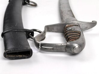 Preussen, Blüchersäbel Modell 1911. Gnadenlos "durchrestauriertes" Kammerstück eines Feldartillerie Regimentes.