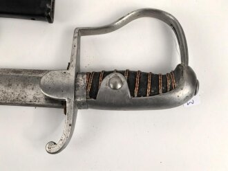 Preussen, Blüchersäbel Modell 1911. Gnadenlos "durchrestauriertes" Kammerstück eines Feldartillerie Regimentes.