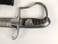 Preussen, Blüchersäbel Modell 1911. Gnadenlos "durchrestauriertes" Kammerstück eines Feldartillerie Regimentes.