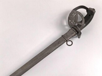 Preussen, Kavalleriedegen KD89, gereinigtes Kammerstück von Weyersberg, Solingen. Die Griffschrauben fehlen