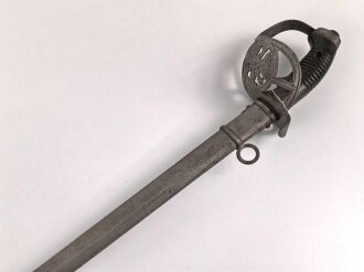 Preussen, Kavalleriedegen KD89, gereinigtes Kammerstück von Weyersberg, Solingen. Die Griffschrauben fehlen