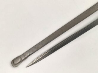 Preussen, Kavalleriedegen KD89, gereinigtes Kammerstück von Weyersberg, Solingen. Die Griffschrauben fehlen