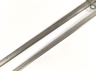 Preussen, Kavalleriedegen KD89, gereinigtes Kammerstück von Weyersberg, Solingen. Die Griffschrauben fehlen