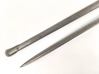 Preussen, Kavalleriedegen KD89, gereinigtes Kammerstück von Weyersberg, Solingen. Die Griffschrauben fehlen