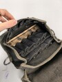 Tasche für Signalpatronen zur Leuchtpistole 42 der Wehrmacht. Getragenes Stück in gutem Gesamtzustand, blaues Webleinen