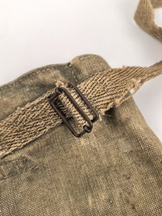 Polen 2.Weltkrieg, Tasche für die Gasmaske WZ32. Ungereinigt, guter Gesamtzustand