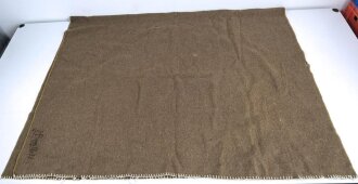 Polen 2.Weltkrieg, Wolldecke in gutem Zustand, gebraucht