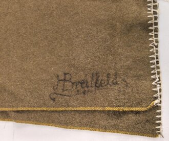 Polen 2.Weltkrieg, Wolldecke in gutem Zustand, gebraucht