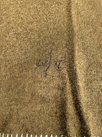 Polen 2.Weltkrieg, Wolldecke in gutem Zustand, gebraucht