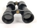 Dienstglas 10 x 50 der Wehrmacht. Unter deutscher Besatzung gefertigt von Huet Paris. Klare Durchsicht, Strichplatte rechts deutlich. Selten