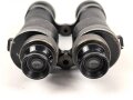 Dienstglas 10 x 50 der Wehrmacht. Unter deutscher Besatzung gefertigt von Huet Paris. Klare Durchsicht, Strichplatte rechts deutlich. Selten