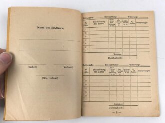 "Schätzbuch für das Entfernungsschätzen" 32 Seiten, DIN A6, gebraucht