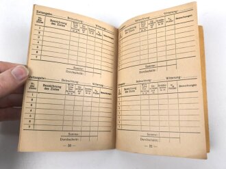 "Schätzbuch für das Entfernungsschätzen" 32 Seiten, DIN A6, gebraucht