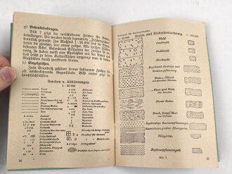 "Karten- und Geländekunde" 34 Seiten, DIN A6, gebraucht