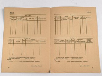 "Abwehr-Merkblatt für mobile Truppen" 16 Seiten, DIN A5, stark gebraucht und Deckblatt lose beiliegend