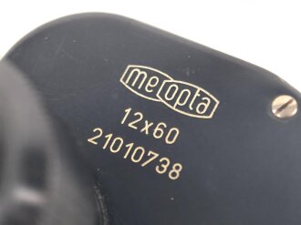 Ziviles Doppelfernrohr 12 x 60, Hersteller "Meopta"  Klare Durchsicht, guter Gesamtzustand