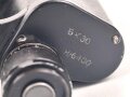 Dienstglas 6 x 30 der Wehrmacht. Hersteller Carl Zeiss Jena " Dienstglas" entfernt, neu beledert und lackiert. Gute Durchsicht, Strichplatte deutlich