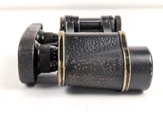 Kaiserreich und 1. Weltkrieg, Doppelfernrohr 8x von Carl Zeiss Jena. Gute Durchsicht, läuft rechts etwas " kratzig", sonst gut