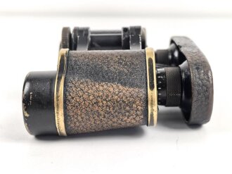 Kaiserreich und 1. Weltkrieg, Doppelfernrohr 8x von Carl Zeiss Jena. Gute Durchsicht, läuft rechts etwas " kratzig", sonst gut