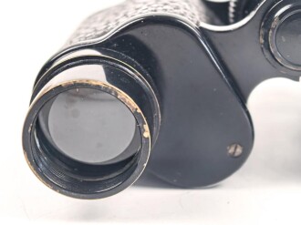 Ziviles Doppelfernrohr  "CLAROP" , Hersteller "DERAISME PARIS" Mitteltrieb läuft gut, Optisch in Ordnung aber nicht bestechend. Originallack