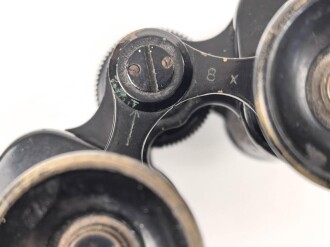 Ziviles Doppelfernrohr  "CLAROP" , Hersteller "DERAISME PARIS" Mitteltrieb läuft gut, Optisch in Ordnung aber nicht bestechend. Originallack