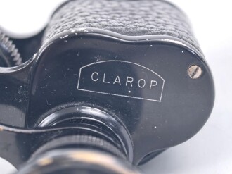 Ziviles Doppelfernrohr  "CLAROP" , Hersteller "DERAISME PARIS" Mitteltrieb läuft gut, Optisch in Ordnung aber nicht bestechend. Originallack