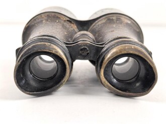 Ziviles Doppelfernrohr  " Opernglas" Markiert " Made in France" Mitteltrieb läuft, gute Durchsicht.  Austrittsdurchmesser etwa 52mm