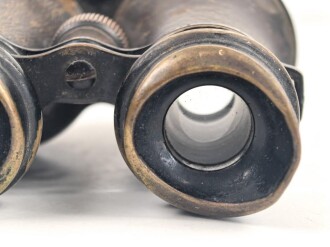Ziviles Doppelfernrohr  " Opernglas" Markiert " Made in France" Mitteltrieb läuft, gute Durchsicht.  Austrittsdurchmesser etwa 52mm