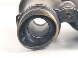 Ziviles Doppelfernrohr  " Opernglas" Markiert " Made in France" Mitteltrieb läuft, gute Durchsicht.  Austrittsdurchmesser etwa 52mm