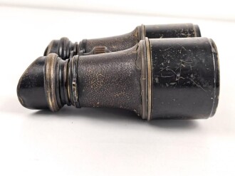 Ziviles Doppelfernrohr  " Opernglas" Markiert " Made in France" Mitteltrieb läuft, gute Durchsicht.  Austrittsdurchmesser etwa 52mm