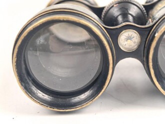 Ziviles Doppelfernrohr  " Opernglas" Markiert " 8 Gläser" Mitteltrieb läuft, gute Durchsicht.  Austrittsdurchmesser etwa 39mm