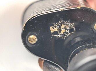 Ziviles Doppelfernrohr  " TELFIX Vergr. 6 x" Markiert " Karl Kahles Wien " Gute Durchsicht, ordentlicher Gesamtzustand