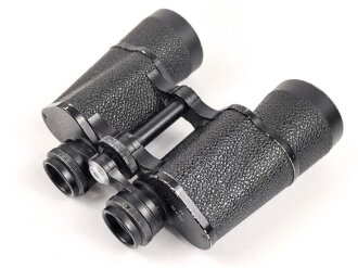 Ziviles Doppelfernrohr  10 x 50 , mir unbekannter Hersteller aus Jena. Konstruktion mit Mitteltrieb. Klare Durchsicht, höchstwahrscheinlich DDR Produktion