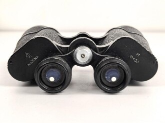 Ziviles Doppelfernrohr  10 x 50 , mir unbekannter Hersteller aus Jena. Konstruktion mit Mitteltrieb. Klare Durchsicht, höchstwahrscheinlich DDR Produktion