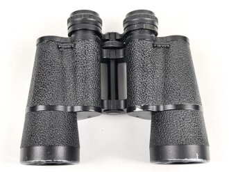 Ziviles Doppelfernrohr  10 x 50 , mir unbekannter Hersteller aus Jena. Konstruktion mit Mitteltrieb. Klare Durchsicht