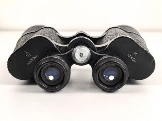 Ziviles Doppelfernrohr  10 x 50 , mir unbekannter Hersteller aus Jena. Konstruktion mit Mitteltrieb. Klare Durchsicht
