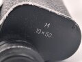 Ziviles Doppelfernrohr  10 x 50 , mir unbekannter Hersteller aus Jena. Konstruktion mit Mitteltrieb. Klare Durchsicht